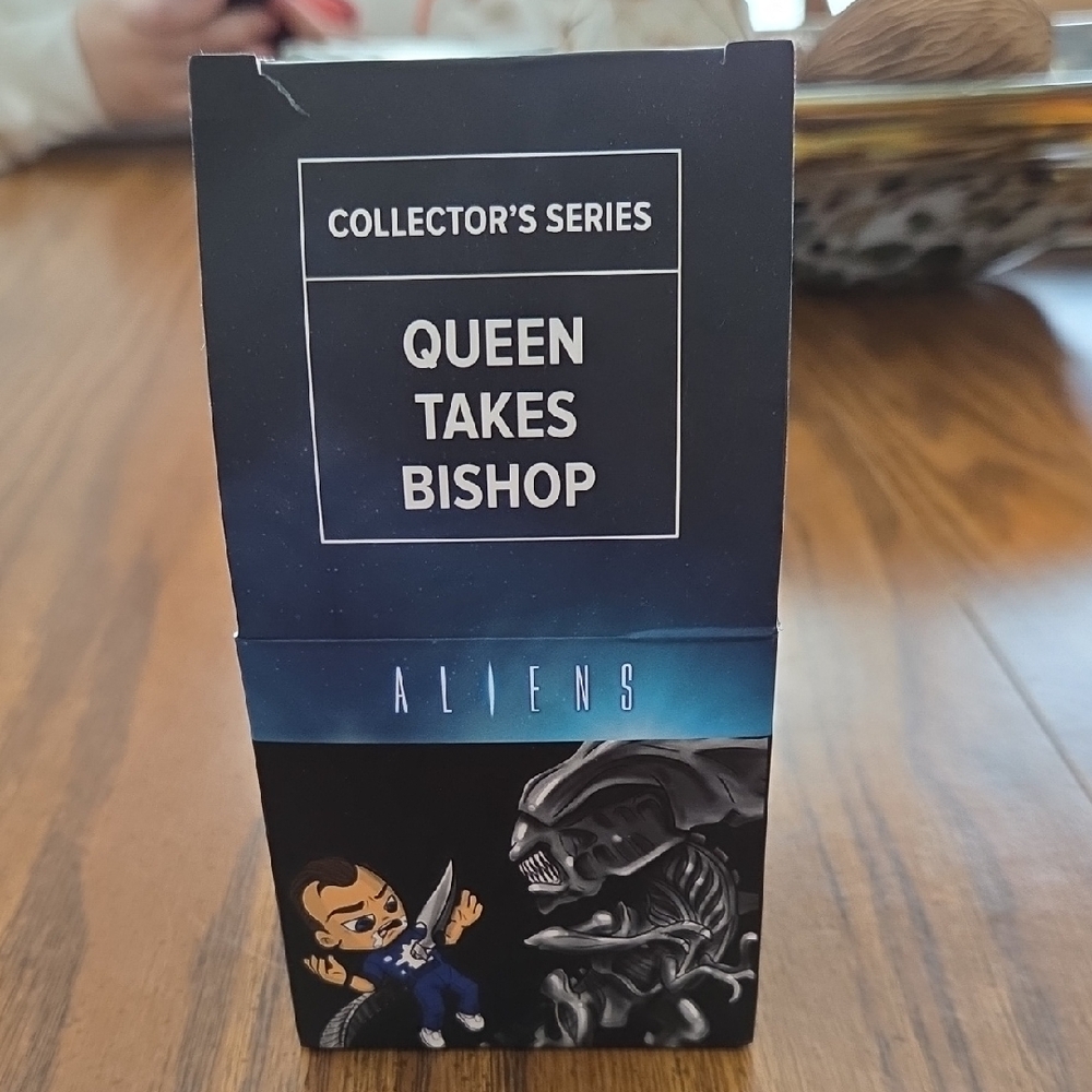 Queen Takes Bishop Aliens Collectible Box - Black/Blue